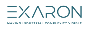 EXARON_Logo mit Slogan_ocean font